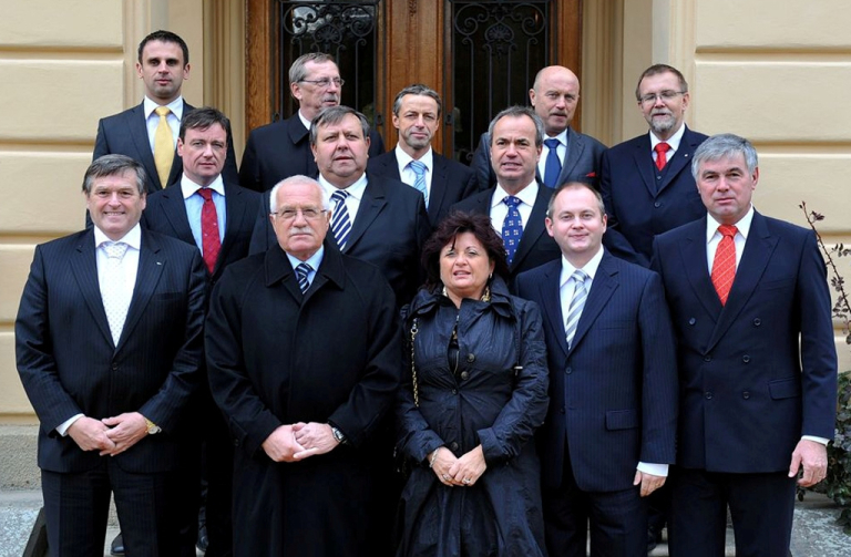 Hejtmani na návštěvě u prezidenta republiky v Lánech